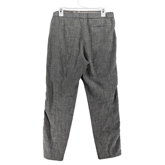 Topshop Side Stripe Trousers Size 8 Gray Mid Rise Pants Career Pull On Workwear - Picture 12 of 12